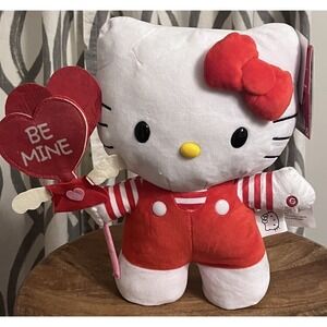 Hello Kitty Valentine Plush Heart Wings Red Outfit Be Mine